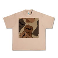 Burro melanin raised fist seamless pattern Urban Heavy Tee - BundleAndBundleShop