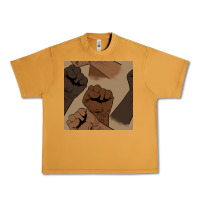 Peanut Butter melanin raised fist seamless pattern Urban Heavy Tee - BundleAndBundleShop