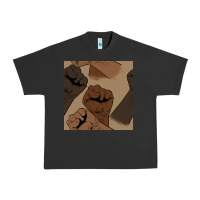 Pigment Black melanin raised fist seamless pattern Urban Heavy Tee - BundleAndBundleShop