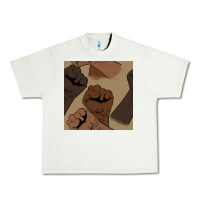 Pistachio melanin raised fist seamless pattern Urban Heavy Tee - BundleAndBundleShop