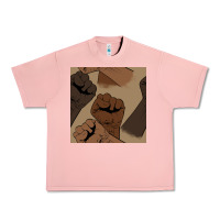 Salmon melanin raised fist seamless pattern Urban Heavy Tee - BundleAndBundleShop