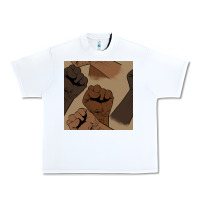 White melanin raised fist seamless pattern Urban Heavy Tee - BundleAndBundleShop