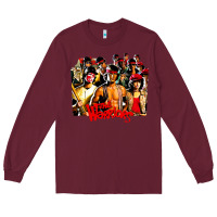 Burgundy the warriors 1980s cult movie film Long Sleeve Tee - DesigneFamous