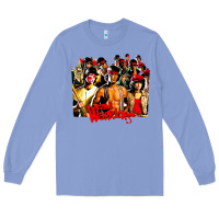 Colony Blue the warriors 1980s cult movie film Long Sleeve Tee - DesigneFamous