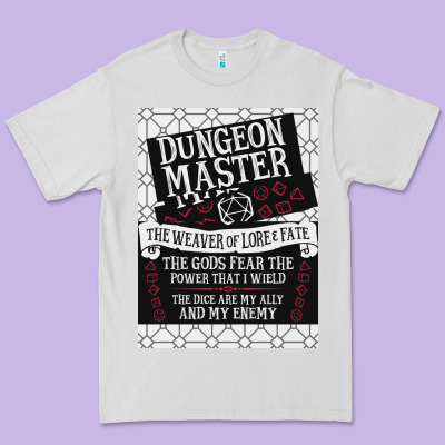 Dungeon Master, The Weaver Of Lore & Fate Premium Tee Designed By Bettercallsaul