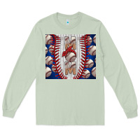 Matcha Baseball Mom Long Sleeve Tee - CowhideDigitalArt