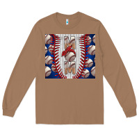 Toasted Coconut Baseball Mom Long Sleeve Tee - CowhideDigitalArt