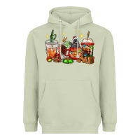 Matcha Christmas coffee cups with Labrador Heavyweight Hoodie - RanaPortraitStore