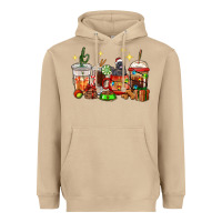 Mushroom Christmas coffee cups with Labrador Heavyweight Hoodie - RanaPortraitStore