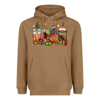 Toasted Coconut Christmas coffee cups with Labrador Heavyweight Hoodie - RanaPortraitStore