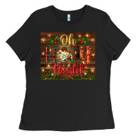 Black oh holy night Ladies Tee - BundleAndBundleShop