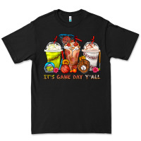 Black It's Game Day Y'all Softball,Baseball,Basketball C Premium Tee - FaDigitalArtStudio