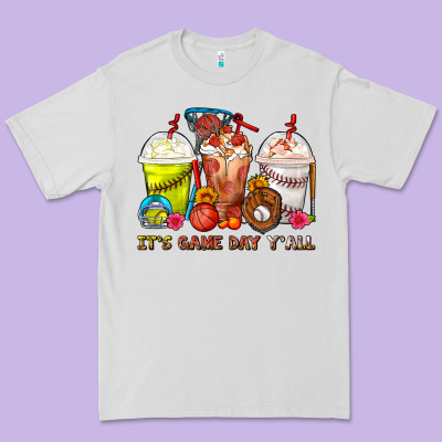 It's Game Day Y'all Softball,baseball,basketball C Premium Tee Designed By Fadigitalartstudio