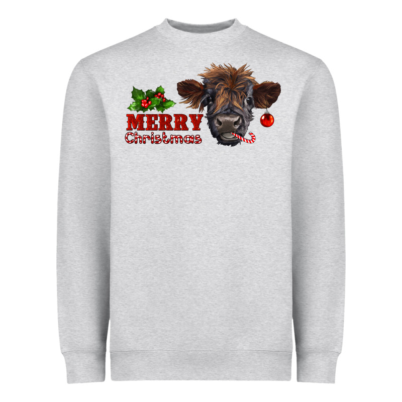 Merry Christmas Calf Heavyweight Sweatshirt by RanaPortraitStore | Teevron