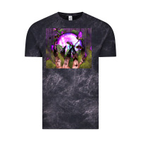 Cloud Black witch hand tumbler Vintage Tee - BundleAndBundleShop