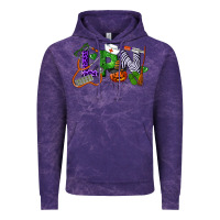 Cloud Purple Halloween LPN Licensed Practical Nurse Vintage Hoodie - LillyAllenDesigns