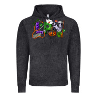 Vintage Black Halloween LPN Licensed Practical Nurse Vintage Hoodie - LillyAllenDesigns