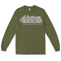 Army Green jackie treehorn productions Long Sleeve Tee - DesigneFamous