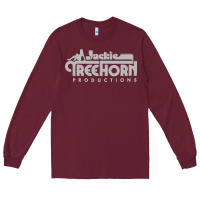 Burgundy jackie treehorn productions Long Sleeve Tee - DesigneFamous