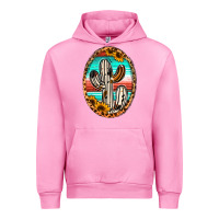 Fuchsia Pink cowhide serape and sunflower cactus Urban Hoodie - Jasminsmagicworld
