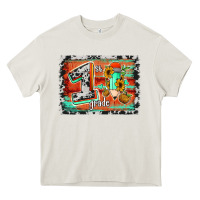 Cream western back to school 1st grade Heavy Core Tee - Jasminsmagicworld