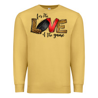 Antique Gold for the love of the game ice hockey Premium Sweatshirt - Jasminsmagicworld