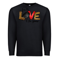 Black for the love of the game ice hockey Premium Sweatshirt - Jasminsmagicworld
