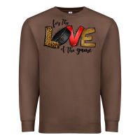 Chestnut for the love of the game ice hockey Premium Sweatshirt - Jasminsmagicworld