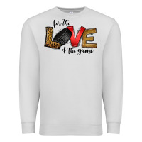 Dove Grey for the love of the game ice hockey Premium Sweatshirt - Jasminsmagicworld