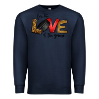 Navy for the love of the game ice hockey Premium Sweatshirt - Jasminsmagicworld