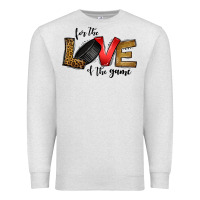 Oatmeal Heather for the love of the game ice hockey Premium Sweatshirt - Jasminsmagicworld