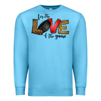 Ocean Blue for the love of the game ice hockey Premium Sweatshirt - Jasminsmagicworld