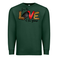 Sports Green for the love of the game ice hockey Premium Sweatshirt - Jasminsmagicworld