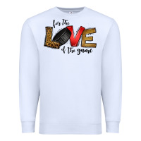 White for the love of the game ice hockey Premium Sweatshirt - Jasminsmagicworld