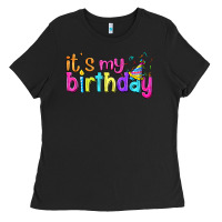 Black it's my birthday Ladies Tee - BundleAndBundleShop