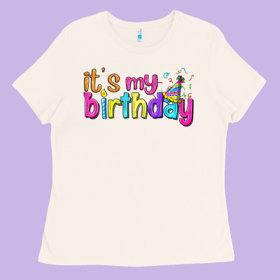It's My Birthday Ladies Tee Designed By Bundleandbundleshop