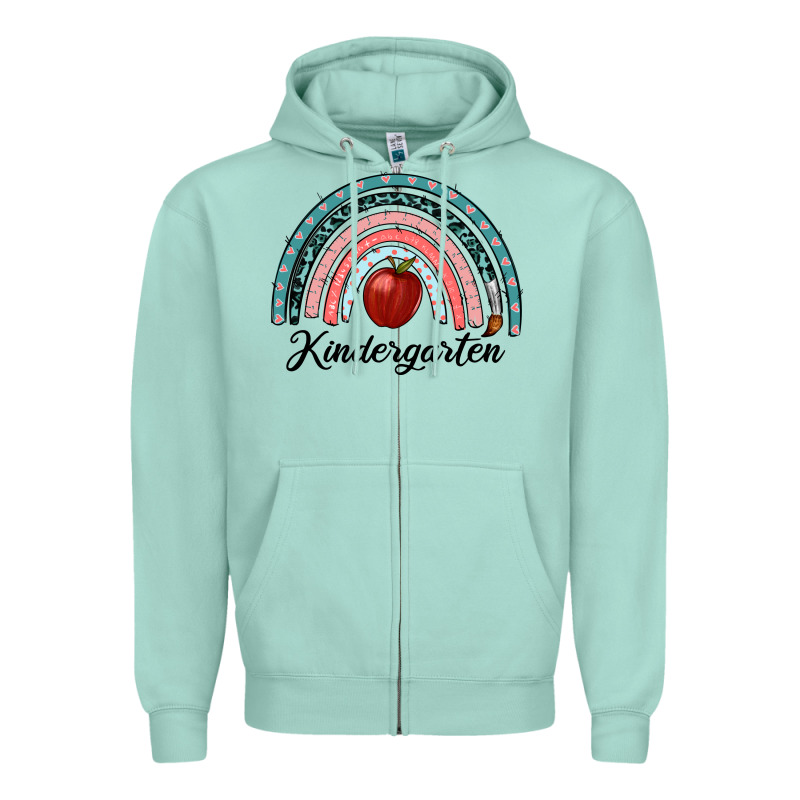 Kindergarten Rainbow Zipper Hoodie by RanaPortraitStore | Teevron