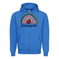 True Royal kindergarten rainbow Zipper Hoodie - RanaPortraitStore