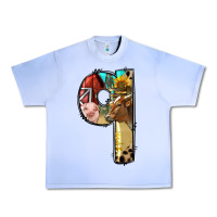 Grape Ice Farm Life Alphabet Lowercase Letters Q Urban Heavy Tee - BundleAndBundleShop