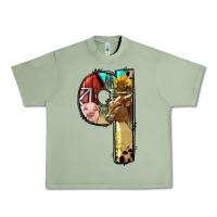 Oil Green Farm Life Alphabet Lowercase Letters Q Urban Heavy Tee - BundleAndBundleShop