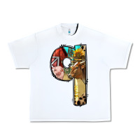 White Farm Life Alphabet Lowercase Letters Q Urban Heavy Tee - BundleAndBundleShop