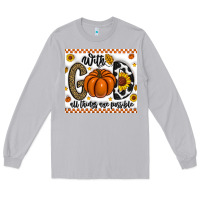 Moon Dust With God All Things Are Possible Long Sleeve Tee - CowhideDigitalArt