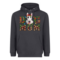 Smoke Christmas Dog Mom Bull Terrier Heavyweight Hoodie - RanaPortraitStore