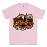 Bubblegum Pink simmer down cowboy olivia Classic Tee - OliviaCreatesArt