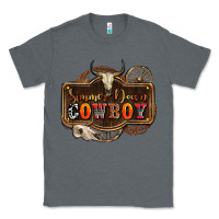 Charcoal Heather simmer down cowboy olivia Classic Tee - OliviaCreatesArt
