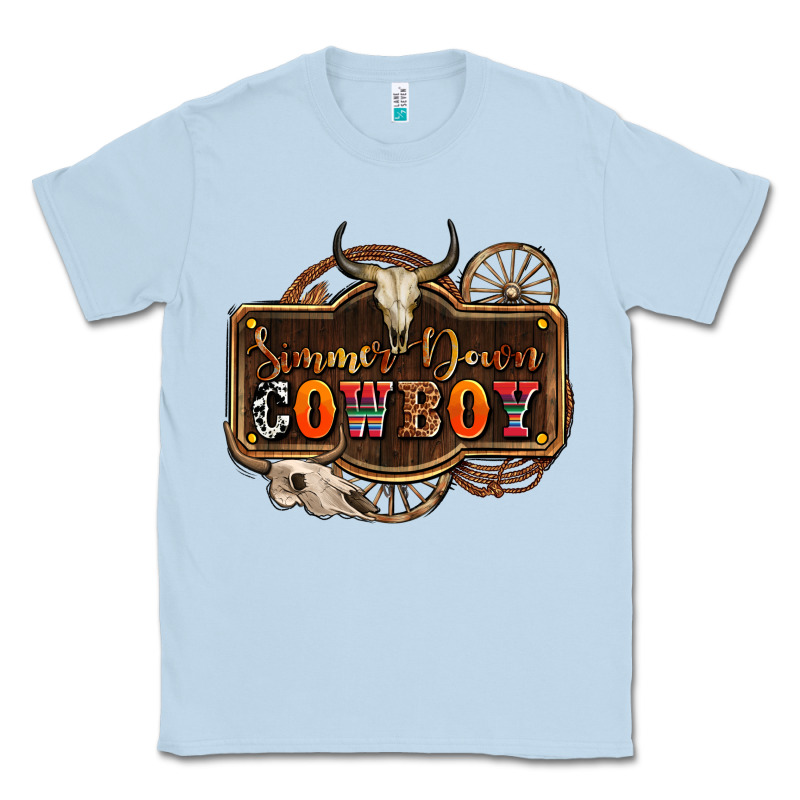 Simmer Down Cowboy Olivia Classic Tee by OliviaCreatesArt | Teevron