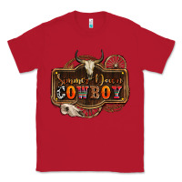 Red simmer down cowboy olivia Classic Tee - OliviaCreatesArt