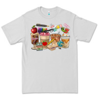 Dove Grey Teacher Coffee Cups Premium Tee - FaDigitalArtStudio