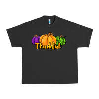 Pigment Black halloween pumpkins thankful Urban Heavy Tee - Jasminsmagicworld