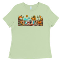 Hello Pumpkin Libbey Glass Ladies Tee | Teevron
